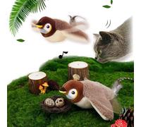 Bpoeee Flying Bird Cat Toy, Flappy Bird Cat Toy, Bird Chase Cat Toy, Cat Toys for Bored Indoor Adult Cats, Interactive Cat Toy, Cat Toys for Indoor Cats (As Shown)