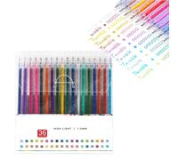 Bpoeee Glitter Gel Pen Set, Sparkly Metallic Gel Pens for Coloring, Drawing & Crafting, Shimmer Glitter Pens, Art Supplies for Journaling and Adult Coloring (36 Pcs)