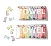 Bpoeee Portable Compressed Towels Sheet, reusabletowel for Travel, Thickened Super Absorbent Towel, Suitable for Outdoor Travel, Camping, Hiking, Sports, Hotels, Beauty Salons (2pc)