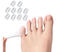 Bpoeee Silicone Anti-Friction Toe Protector, Toe Caps and Toe Protectors, Silicone Toe Protectors, Toe Protectors Women (Transparent)