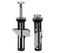 Bpoeee Toilet Seat Screws Replacement Kit, Heavy Duty Toilet Seat Fastener Bolt Kit, Toilet Seat Bolts Replacement Kit, Waterproof Stainless Steel Toilet Lid Screws Replacement Kit (2 Set)