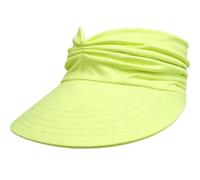 Bpoeee Wide Brim Sun Visor Hat for Women Foldable Ponytail Cap Lightweight Summer Hat for Beach Travel (G)