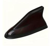BPQYSBLD Coche Antena Aleta Tiburon para Renault Clio 4 3 2 1 Sport Espace 4 2 5 Koleos Duster Clio Scenic Techo Antena Aleta Tiburon Radio Amplificador Señal Decoración Accesorios,Blackstyle