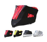 BPQYSBLD Fundas Motos para Zontes 350-E 350-D 350-K 350-M Motorcycle Cover Impermeable Antipolvo UV UV Protector Accesorios,Blackred