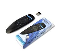 BPR2S Plus 2.4G RF, equipado con receptor USB, voz Bluetooth, control remoto de ratón de aire, giroscopio de 6 ejes, 4 teclas de aprendizaje por infrarrojos, apto para Android TV Box y TV Stick