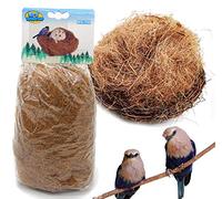 BPS 2 Pcs Sustrato Fibra Nido de Coco Natural para Pájaro Terrario Tropical Pequeño Animal Doméstico 120g (1705: Fibra nido de coco) BPS-1740*2