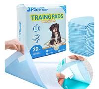 BPS 20x Empapadores Perros Gatos Alfombrilla con Pegatina Higiénica de Entrenamiento para Mascotas Ultra Absorbente Tamño M/L (20 Pcs 60x60 cm) BPS-2172