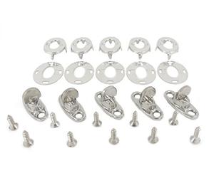 BPS A4 894-897 R00 Kit de Torniquetes de Giro 6mm de Acero Inoxidable Marino 316 (5 Sets)