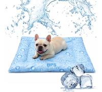 BPS Alfombrilla Refrescante para Perros y Gatos, Esterilla Refrigerante con Gel Frío, Colchoneta Anticalor Transpirable y Resistente (Model 2 Tamaño L 69x91 cm) BPS-5764