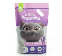 BPS Arena Aglomerante para Gatos de Bentonita 3.7kg Control de Olores y Limpieza Eficiente (Sabor Lavanda, 1Pcs) BPS-15463