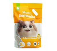 BPS Arena Aglomerante para Gatos de Bentonita 3.7kg Control de Olores y Limpieza Eficiente (Sabor Limon, 1Pcs) BPS-15462