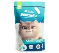 BPS Arena Aglomerante para Gatos de Bentonita 3.7kg Control de Olores y Limpieza Eficiente (Sabor Original, 1Pcs) BPS-15460