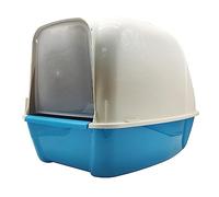 BPS Aseo Cerrado para Gato Arenero Cubierto Sanitaria Bandeja Arena para Mascotas Gatos 3 Colores (Azul) BPS-4223AZ