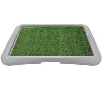 BPS Bandeja Sanitaria para Perros de Adecuado para Perra Adiestramiento Inodoro Interior para Perros Aseo Mascotas Plástico Color al Azar (Hierba: 64 x 48 x 4 cm) BPS-5704