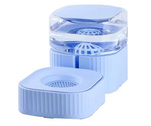 BPS Bebedero Automático para Mascotas Perro Gatos Fuente de Agua con Diseño de Sifón, Base Antiderrame, Tazón Desmontable y Materiales sin BPA 16.5 x 32.5 x 18.5 cm (Azul, Unico) BPS-8808AZ