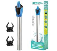 BPS Calentador Acuario Sumergible 100W para Tanque de Pescados Acero Inoxidable 23.5cm con 2 Ventosas BPS-6085