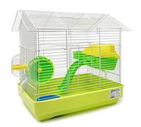 BPS Jaula Hámster Mini Casa Chalet para Hámster con Comedero Bebedero Rueda Color al Azar BPS-1153