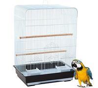 BPS Jaula para Pájaro para Pajarera Periquito Canarios con Comedero Bebedero Saltado para Descanso Color al Azar BPS-1211