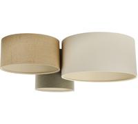BPS Koncept Boho Ellegant lámpara de techo 3x60 W verde-beige 080-074