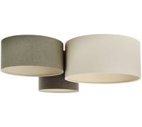 BPS Koncept Boho Ellegant lámpara de techo 3x60 W verde-marrón 080-070