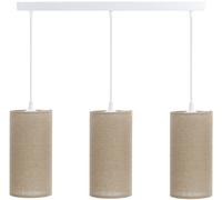 BPS Koncept Boho Ellegant Slim lámpara colgante 3x60 W beige 0T0-L3-003