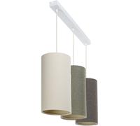 BPS Koncept Boho Ellegant Slim lámpara colgante 3x60 W gris/gris ceniza-grafito 0T0-L3-011