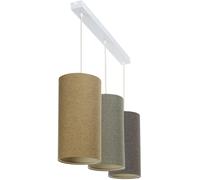 BPS Koncept Boho Ellegant Slim lámpara colgante 3x60 W marrón-beige 0T0-L3-008