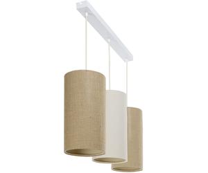 BPS Koncept Boho Ellegant Slim lámpara colgante 3x60 W marrón-crema 0T0-L3-012