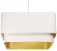 BPS Koncept Kwadro Duo Sue lámpara colgante 1x60 W blanco-oro KWD-013