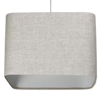 BPS Koncept Kwadro len light lámpara colgante 1x60 W gris/gris ceniza-beige KW-010-40W25