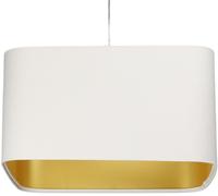 BPS Koncept Kwadro sue lámpara colgante 1x60 W blanco-oro KW-109-40W20
