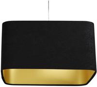 BPS Koncept Kwadro sue lámpara colgante 1x60 W negro-oro KW-106-40w20