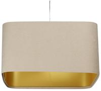 BPS Koncept Kwadro sue lámpara colgante 1x60 W oro-beige KW-107-40W30