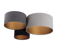 BPS Koncept Plafoniady plafón 3x60 W negro-gris-grafito 080-01-053