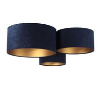 BPS Koncept Plafoniady plafón 3x60 W oro-azul marino 080-044