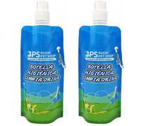BPS Pack 2X Botella Higiénica Limpia Orina Plegable para Perros Mascotas 500 ml con Mosquetón (2X Higiénica Limpia Orina) BPS-5753 * 2