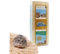 BPS Virutas de Madera Lecho Higienico para Mascotas Serrín para Gato Animales Pequeños Hámster Conejo Loro Ardilla Erizo Diferent Pack (1 Kg, Aroma Natural) BPS-4050