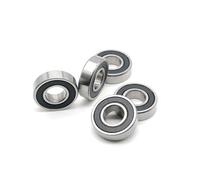 BPTPEVENZY 6 rodamientos R8RS en Pulgadas, ABEC-7, Eje R8-2RS, rodamiento de Bolas, Piezas R8