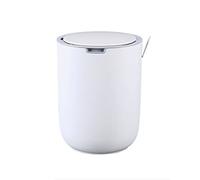 BPUIYEW PODER DE BASURA DE SENSOR DE SMART automático, Capacidad de 8L de la casa a prueba de agua y inodoro con tapa eléctrica La clasificación redonda de la basura puede silenciar
