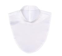 BPURB Camisa de clero, cuello para hombre y mujer, accesorio de disfraz para pastor, Blanco, Talla regular
