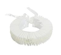 BPURB Renaissance Elisabelthan - Cuello con volantes y cuello de payaso, Estilo D-blanco, Talla única