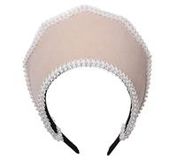 BPURB Renaissance Elizabethan Tudor Queen Royal Coronet Capucha Sombrero para Mujer Anne Boleyn Diadema Victoriana Tocado