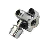 BPV-31 - Kit de válvula de servicio de CA de 3 pulgadas para refrigeración HVAC - Válvula perforadora con adaptadores de grifo de línea OD de /4, 5/16 y 3/8 pulgadas, ABS + metal