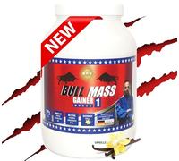 BPV Bull Mass GAINER 1500 g | Complejo Hardgainer con carbohidratos, proteínas, BCAAs, EAAs, vitaminas. Ideal para la construcción de masa