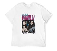 BPWG Milli Vanilli - Camiseta Milli Vanilli - Camiseta para hombre con diseño estético Fanart de los años 80, blanco, 3XL