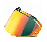 BPZIDE Visera del Casco, Compatible con L-S-2 Viseras Compatibles con FF900 Valiente II 180 Grados Flip UP Casco DE MOTORIA con AGUJOS DE MISPOSO Lente DE Repuesto Extra (Color : Chrome Red)