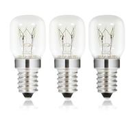 Bpzmm Bombilla Horno T22 E14, 300 Grados Lampara E14, 120LM Blanca Cálida 2300K Bombillas De Rosca T22 AC 220-240V para Horno Nevera Frigorifico Lampara de sal Campana Extractora, 3 Unidades