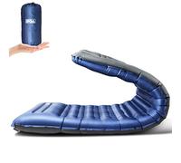 BQA Esterilla Camping Autoinflable, Colchoneta Extra Grueso 10 cm Portatíl Colchón Aire para Acampa Colchones Hinchable Utraligero y Resistente Cama Dormir al Aire Libre Viaje Playa