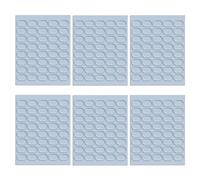 BQBQERT Cinta adhesiva transparente de doble cara, puntos de montaje transparentes para salpicaderos de coche, figuras, exhibición y soportes para teléfono