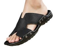 BQDPYZBD Pantuflas Sandalias De Verano Talla Grande para Hombre, Chanclas -negro-50